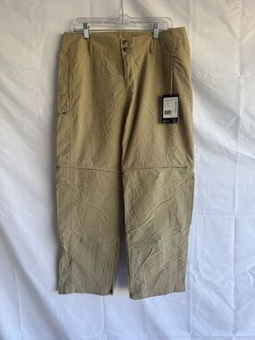 ExOfficio BugsAway Sol Cool Ampario Convertible Pants Women 12 Petite NWT UPF 50